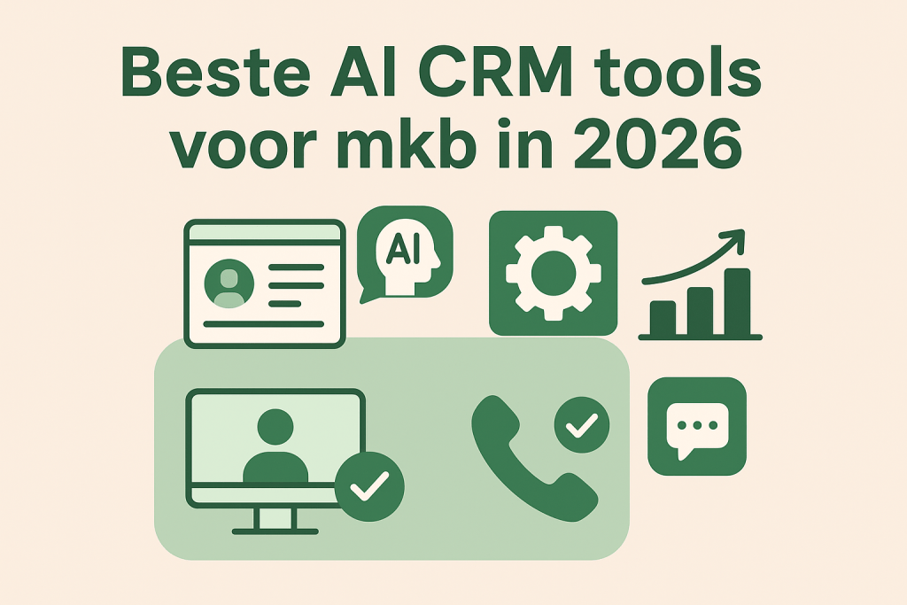 AI in CRM: toepassingen, voordelen en beste tools voor mkb (2026)